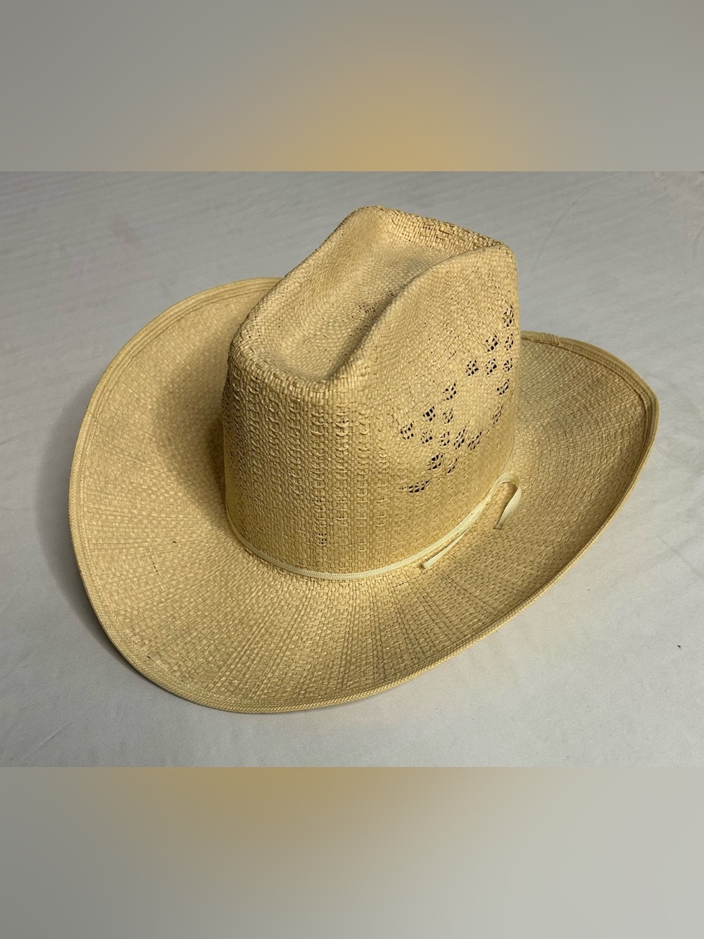 Smithbilt Hats Straw Cowboy Hat Size 7 Natural Western Rodeo Calgary Like New